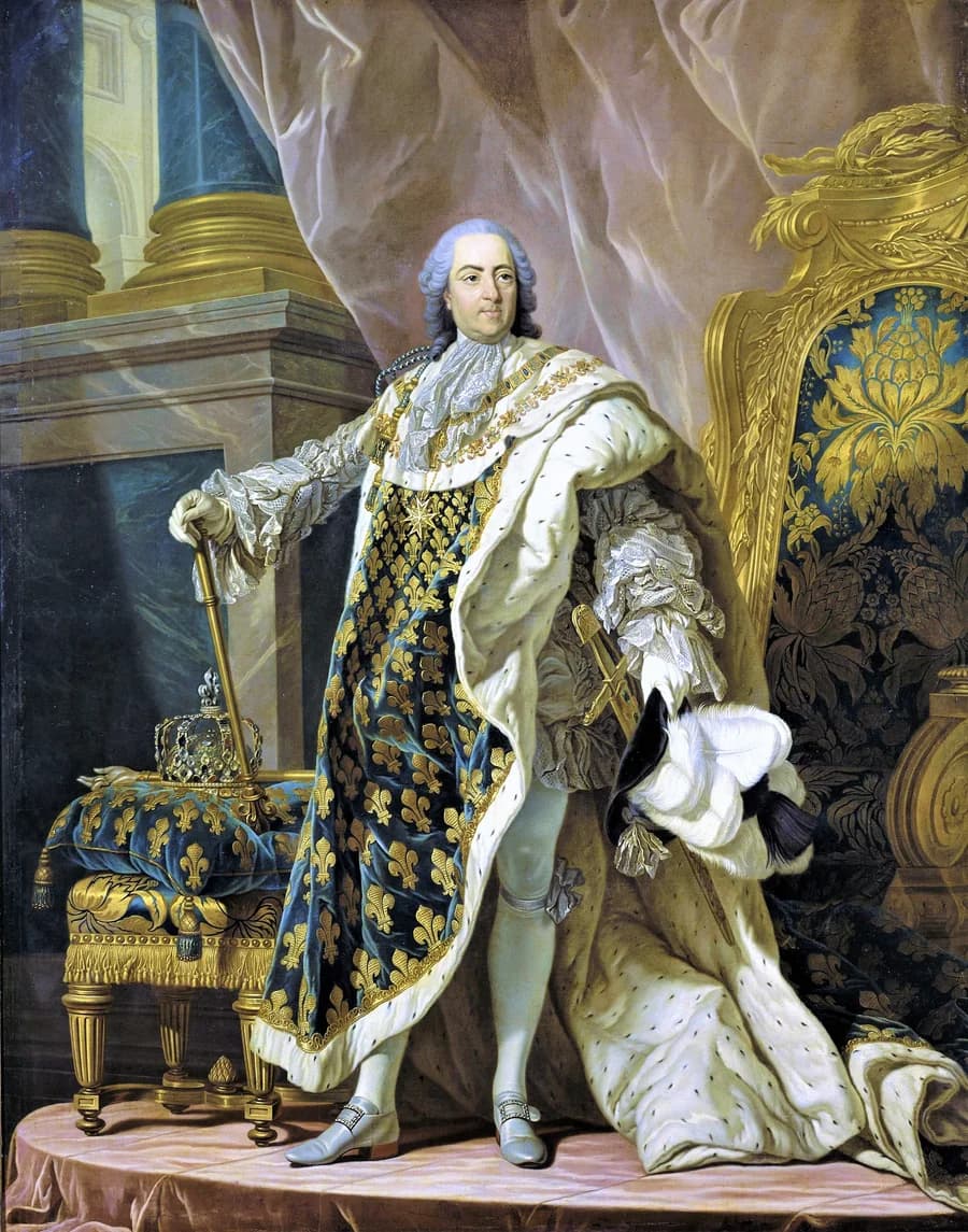 Людовик XV в Версаль